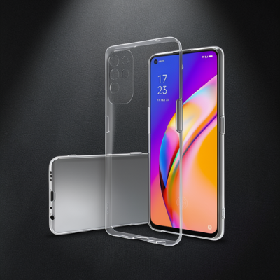 Oppo Reno 5 Lite Kılıf Lüx Şeffaf Silikon