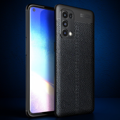 Oppo Reno 5 Pro Kılıf Auto Focus Kapak - Siyah