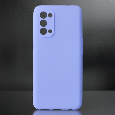 Oppo Reno 5 Pro Kılıf First Silikon - Lila