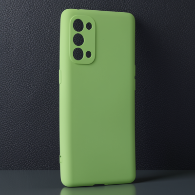 Oppo Reno 5 Pro Kılıf First Silikon - Yeşil