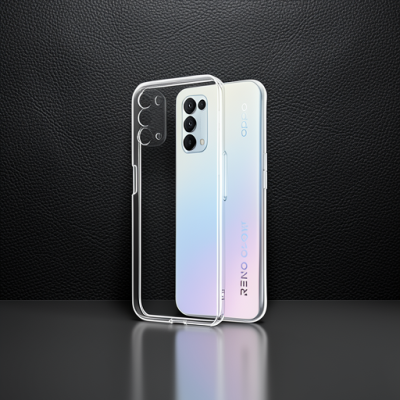 Oppo Reno 5 Pro Kılıf Lüx Şeffaf Silikon