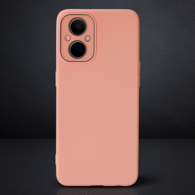Oppo Reno 7 Lite Kılıf Lansman Glass Kapak - Pembe