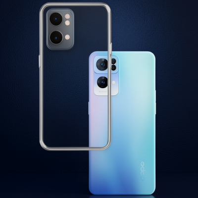 Oppo Reno 7 Lite Kılıf Lüx Şeffaf Silikon