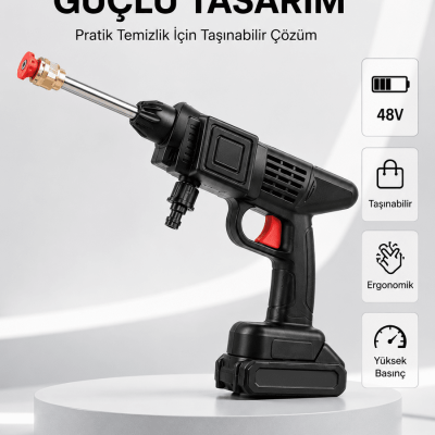 Orijinal 48V Şarjlı Basınçlı Temizlik Tabancası 2025 A Kalite Seri