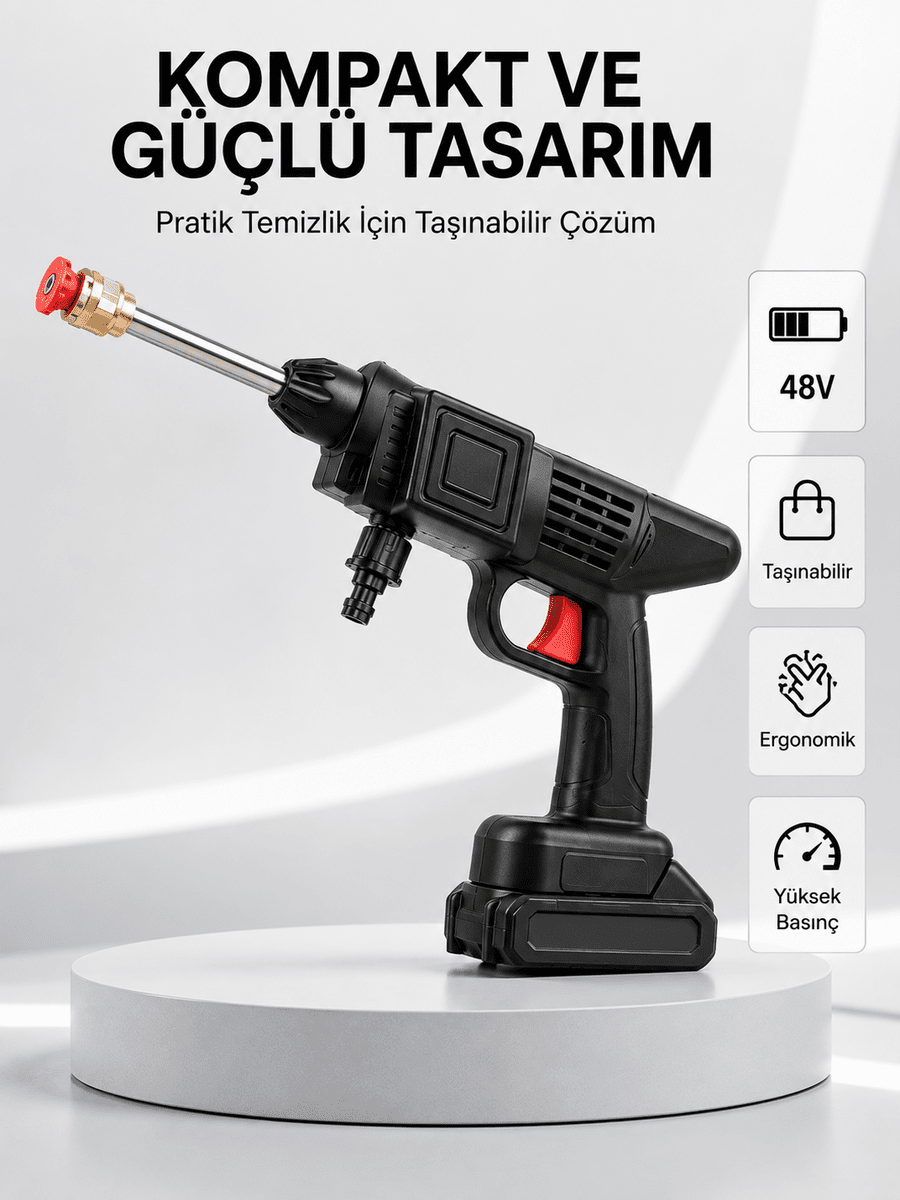 Orijinal 48V Şarjlı Basınçlı Temizlik Tabancası 2025 A Kalite Seri