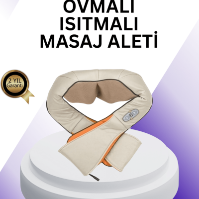 Ovmalı Isıtmalı Boyun Omuz Bel Masaj Aleti Kas ve Eklem Ağrılarına Etkili