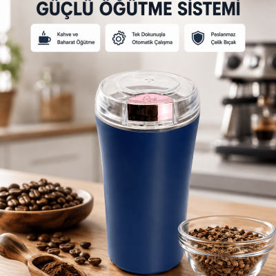 Paslanmaz Çelik Kahve ve Baharat Öğütücü – Otomatik Mekanizma