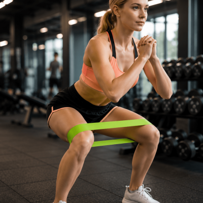Pilates ve Fitness Direnç Bandı Egzersiz İçin Esnek Güçlendirme Lastiği