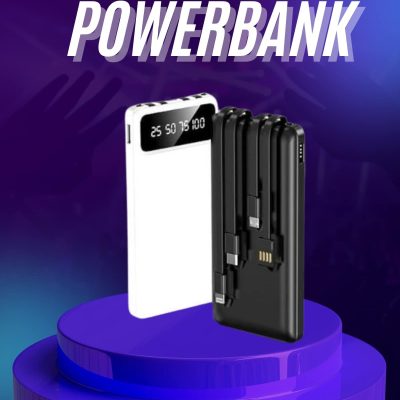 Powerbank 20.000 MAH Hızlı Şarj Özellikli Taşınabilir USB Girişli