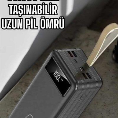 Powerbank 60.000 MAH Dijital Göstergeli 4 Portlu Taşınabilir