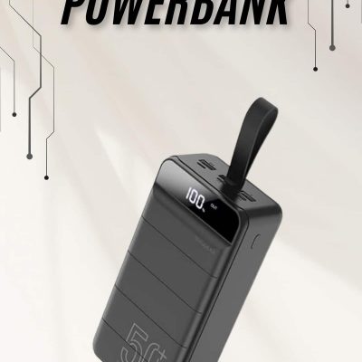 Powerbank Çoklu Şarj Girişi 50.000 Mah Taşınabilir Dijital Göstergeli