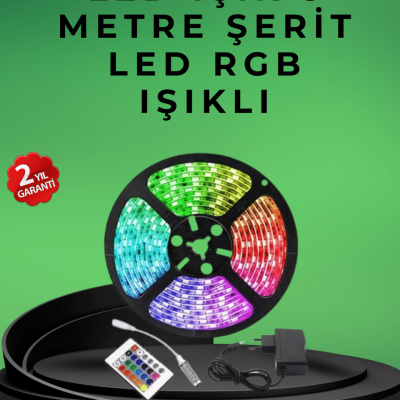 Pratik Kurulumlu 5 Metre Kumandalı Şerit LED