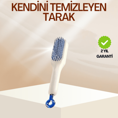Pratik Mekanizmalı Saç Tarağı – Kendi Kendini Temizler, Taşınabilir