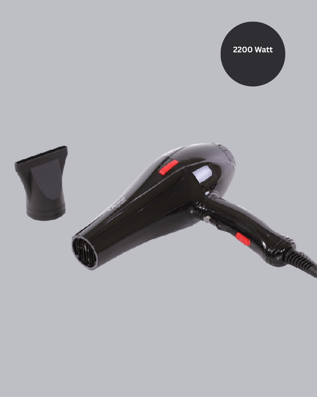 2200W AC Motor Saç Kurutma Makinesi Hafif ve Dayanıklı Tasarımlı