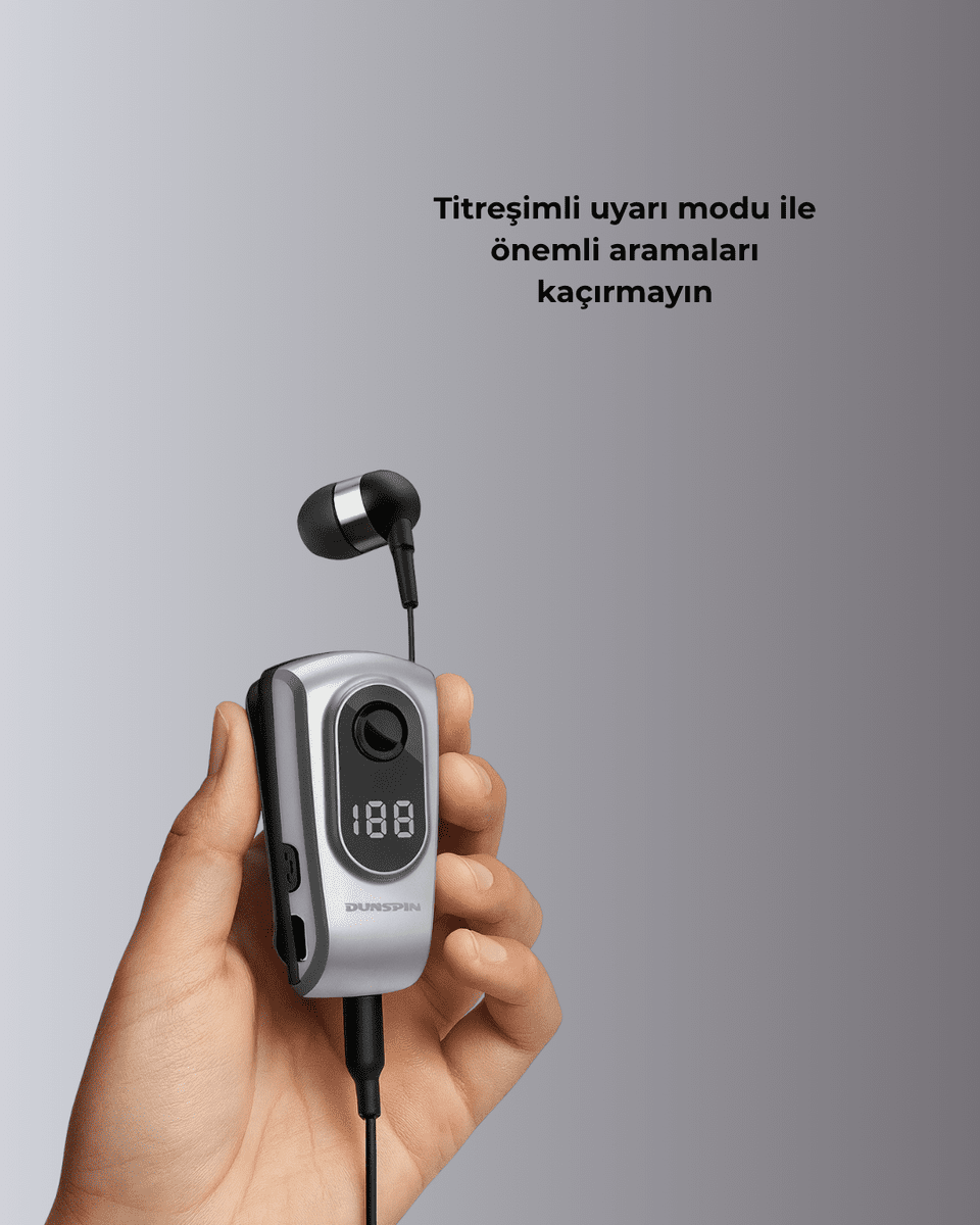 Titreşimli Bluetooth Kulaklık – Hızlı Şarj ve Uzun Bekleme Süresi Yeni Nesil