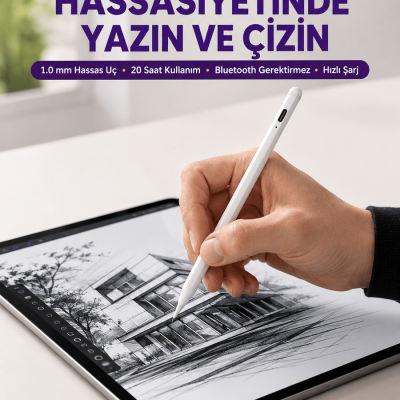 Profesyonel Dijital Kalem – Hassas Eğim Sensörü ve Uzun Süreli Kullanım Yeni Nesil