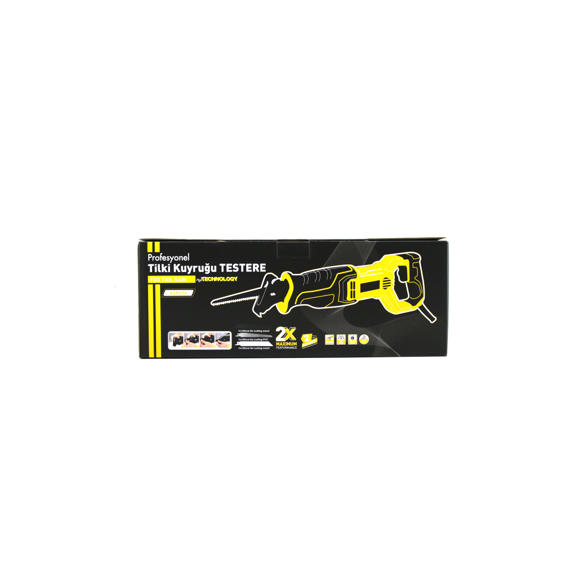Profesyonel Elektrikli Tilki Kuyruğu Testere 230V 0-2800 RPM