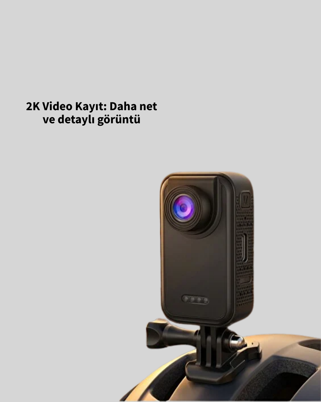 Vlog, Seyahat ve Günlük Video Çekimleri İçin Mini Kamera Yeni Nesil