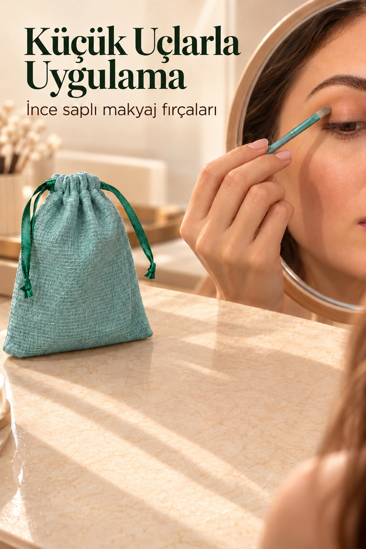 Profesyonel Kullanıma Uygun 13 Parça Makyaj Fırçası Takımı Fiber Kıllı