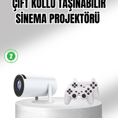 Projeksiyon Cihazı 4K Destekli Kablosuz Bağlantılı Bluetooth 5.0