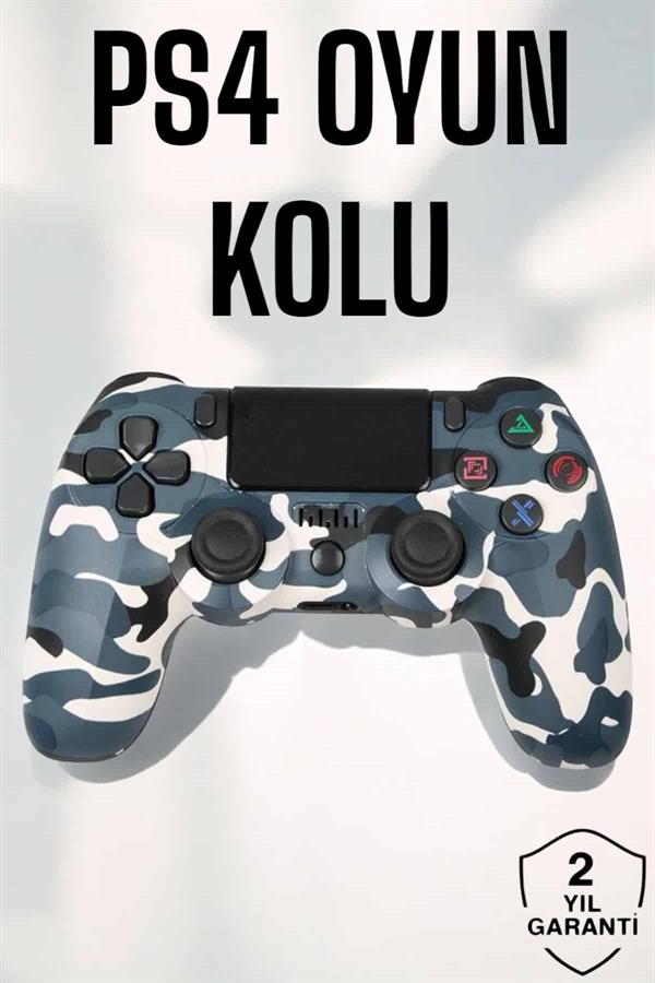 PS4 Oyun Kolu Kamuflaj Desenli Joystick