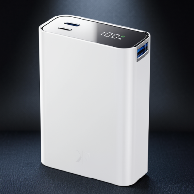 Pw501 20.000 Mah Dijital Göstergeli 2 Adet 45w Type-c Ve 22.5w Usb Çıkışlı Şarj Pd Hızlı Şarj Powerbank - Beyaz