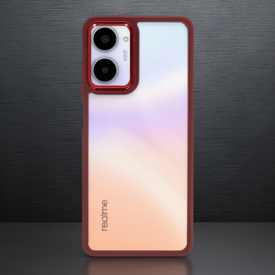 Realme 10 Pro 5g Kılıf Dora Kapak - Kırmızı