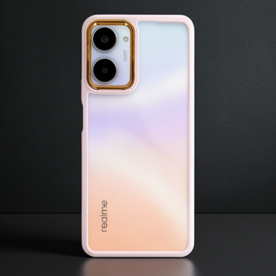 Realme 10 Pro 5g Kılıf Dora Kapak - Pudra