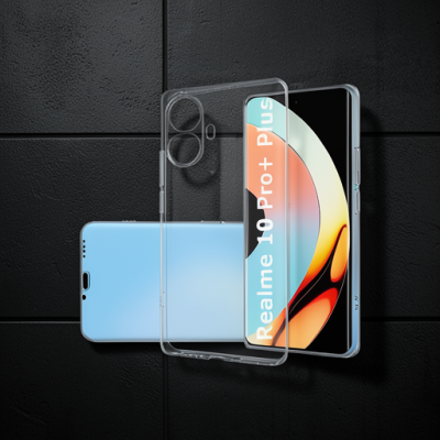 Realme 10 Pro Plus 5g Kılıf Lüx Şeffaf Silikon