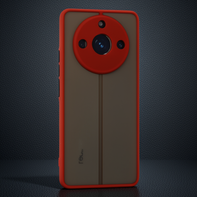 Realme 11 Pro Kılıf Montreal Silikon Kapak - Kırmızı