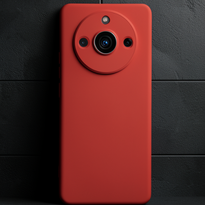 Realme 11 Pro Kılıf Nano İçi Kadife Silikon - Kırmızı