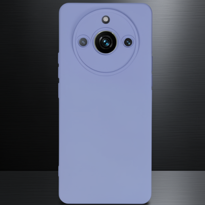 Realme 11 Pro Kılıf Nano İçi Kadife Silikon - Lila