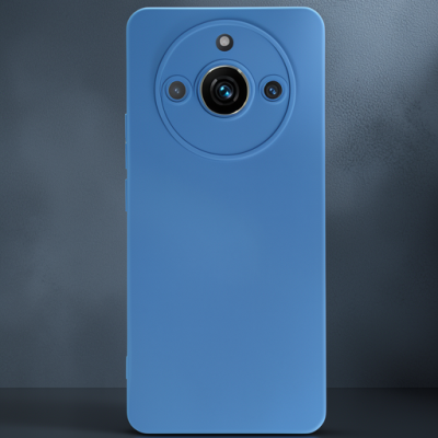 Realme 11 Pro Kılıf Nano İçi Kadife Silikon - Mavi