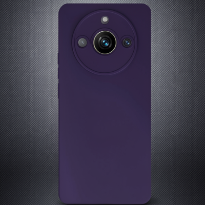 Realme 11 Pro Kılıf Nano İçi Kadife Silikon - Mor