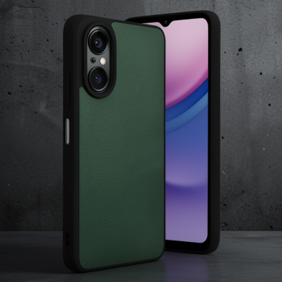 Realme 12 Lite Kılıf Aras Deri Kapak - Açık Yeşil