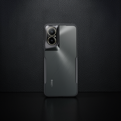 Realme 12 Lite Kılıf Boyi Silikon Kapak - Siyah
