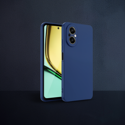 Realme 12 Lite Kılıf First Silikon - Lacivert