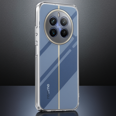 Realme 12 Pro Plus Kılıf Lüx Şeffaf Silikon
