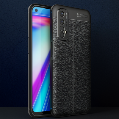 Realme 7 Kılıf Auto Focus Kapak - Siyah