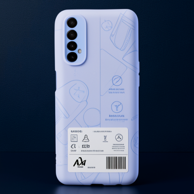 Realme 7 Kılıf First Silikon - Lila