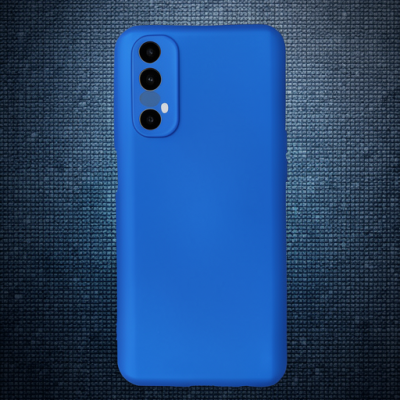 Realme 7 Kılıf First Silikon - Mavi