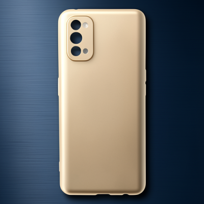 Realme 7 Pro Kılıf First Silikon - Gold