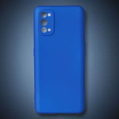 Realme 7 Pro Kılıf First Silikon - Mavi