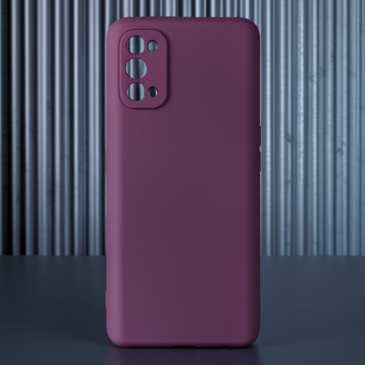 Realme 7 Pro Kılıf First Silikon - Mürdüm