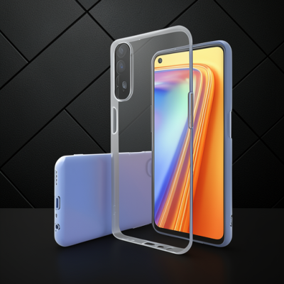 Realme 7 Pro Kılıf Lüx Şeffaf Silikon - Şeffaf