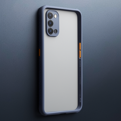 Realme 7 Pro Kılıf Miami Şeffaf Silikon - Gri