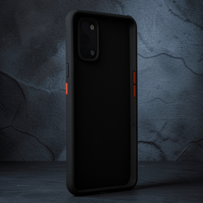 Realme 7 Pro Kılıf Miami Şeffaf Silikon - Siyah