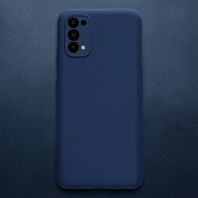 Realme 7 Pro Kılıf Nano İçi Kadife Silikon - Lacivert