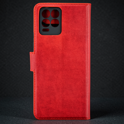 Realme 8 Pro Kılıf Trend S Plus Kapaklı Kılıf - Kırmızı