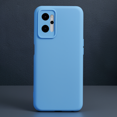 Realme 9i 4g Kılıf Nano İçi Kadife Silikon - Mavi